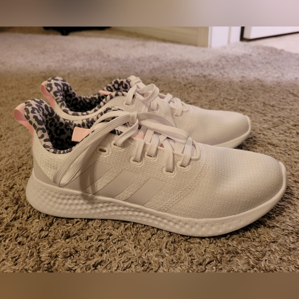 Brand New Women White Adidas Cloudfoam Puremotion Shoes